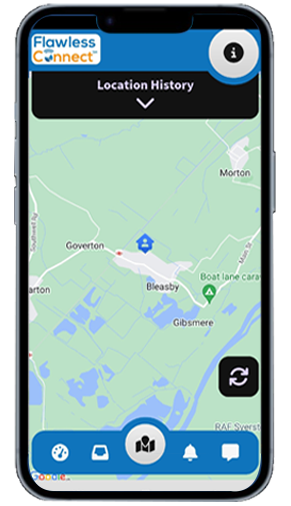 Mobile app map preview